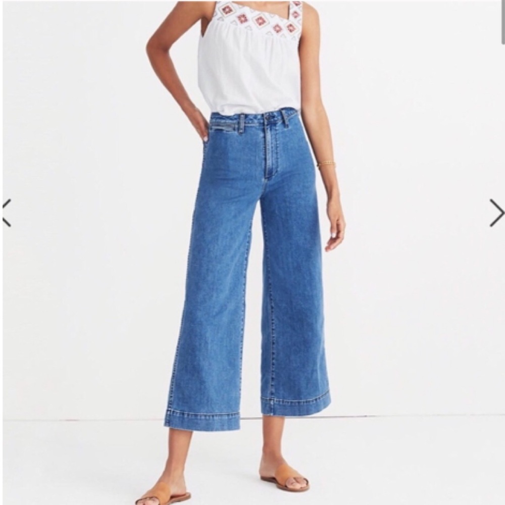 Madewell Emmett Wide-Leg Jeans (Rosalie Wash) sz29